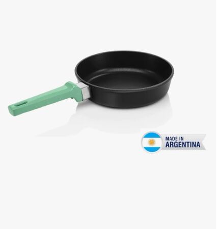Sarten De Aluminio Fundido 20cm Antiadherente Tio Tito Verde Verde Esmeralda