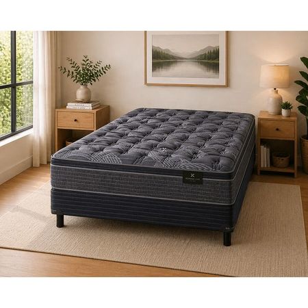 Colchón + Sommier Resortes 2 1/2 Plazas King Koil World Extended Life XL Advanced 150x190x30 140kg