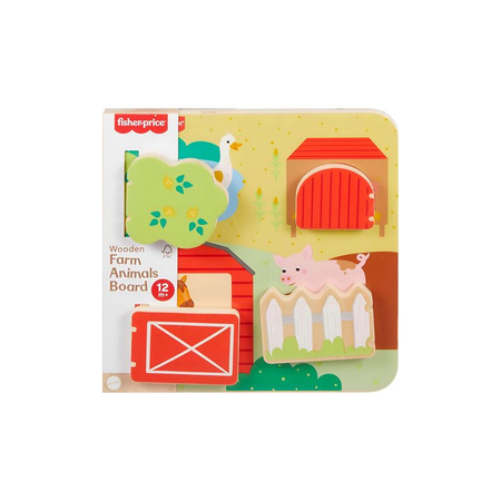 Fisher-price Tablero Animalitos De Madera Jcy33