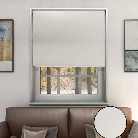 CORTINA ROLLER BLACK OUT - BLANCO 1.50X1.65