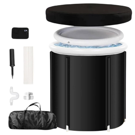 Bañera de hielo portátil AMAZON R&T para atletas