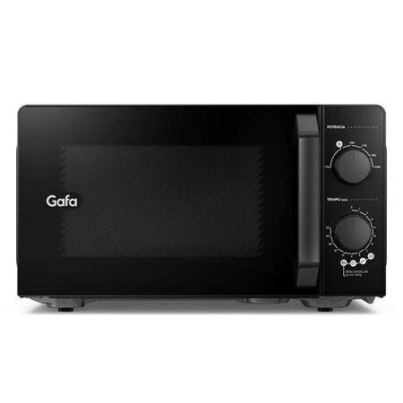 MICROONDAS GAFA MG20AB MECÁNICO ROTATIVO 20LT NEGRO