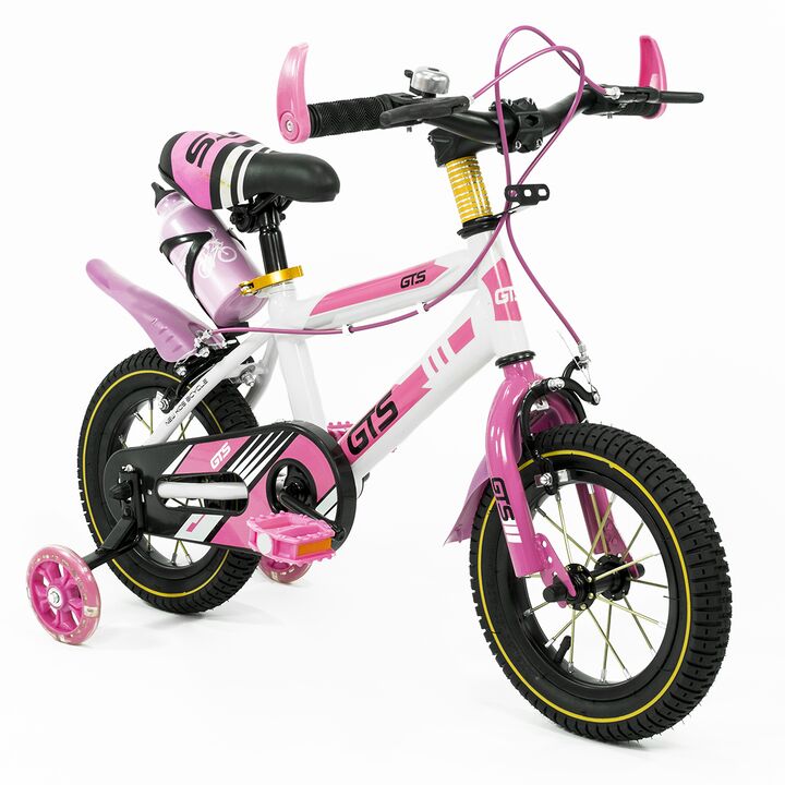 Bicicleta GTS R12 Mountain Bike Rosa - Vista 2