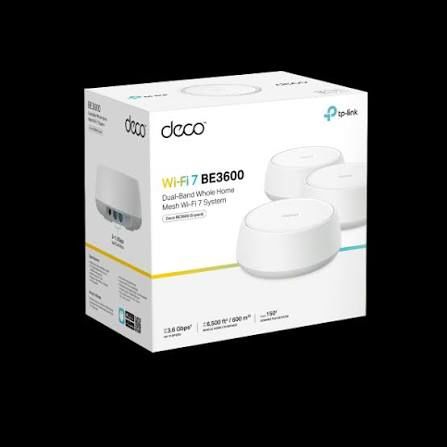 Sistema Mesh TP-Link Deco WiFi 7 BE3600 Pack 3