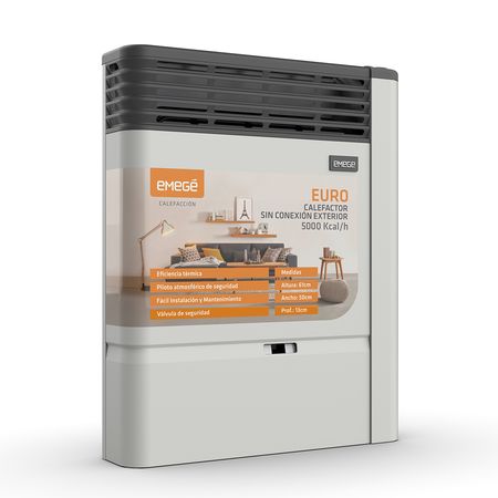 CALEFACTOR EMEGE 3150 SCE MULTIGAS 5000 KCAL INFRARROJO - 4604422