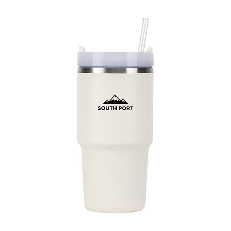 Vaso Térmico Blanco South Port by Gadnic 590ML Frío Calor con Tapa Hermética