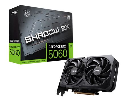 Placa de Video MSI GeForce RTX 5060 SHADOW 2X OC 8G
