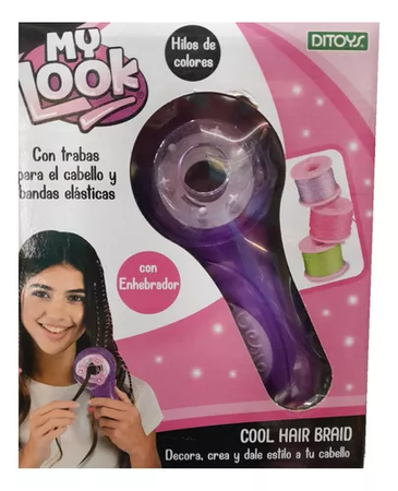 Trenzador De Pelo My Look Cool Hair Braid Ditoys 2663