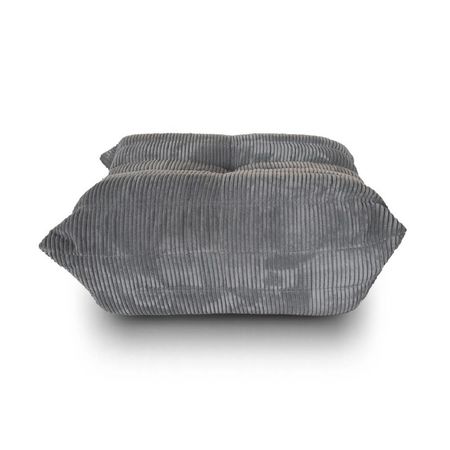 Puff En Caja Atma Home Togo 1 Cuerpo Tela Corderoy Gris Oscuro BSOYS2491-Z4-7216