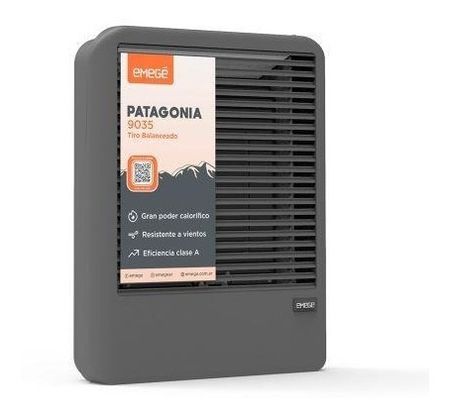 Calefactor a Gas Emege 9035TB Tiro Balanceado Multigas 3500 Kcal