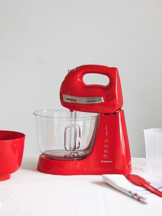 Batidora Planetaria Bella Massa Inox Red | 1200W Profesional para amasado y batido - Vista 2