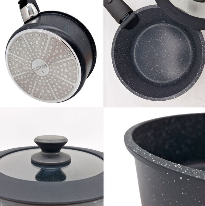 Bateria de Cocina 11Pz. Granito con Mango Desmontable - Vista 7