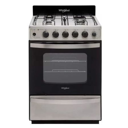 Cocina Whirlpool 56 Cm Multigas Inox WFX57DWDNA
