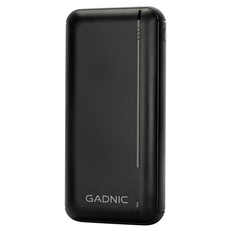 Cargador Portátil Gadnic Batería 25000 mAh Carga Rapida 5V 2A Dual USB Entrada Micro USB C