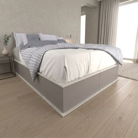Box 4 Puertas 4 Cajones Polar|gris C. Tables