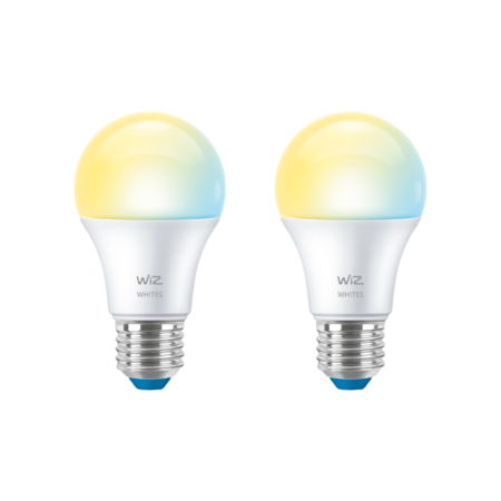 Lampara Led Inteligente Foco Wiz 8w Luz Fría Y Cálida X2 Un