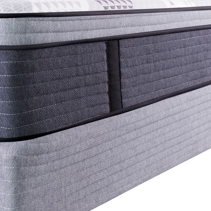 Colchon King Koil 120 Luxury Pocket 1 Plaza y Media 90x190 Resortes y Pillow Viscoelastico + Almohada de Regalo - Vista 9