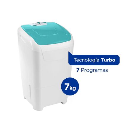 Lavarropas Columbia Semiautomático 7 Kg LSC7000 – Carga Superior con Tecnología Turbo