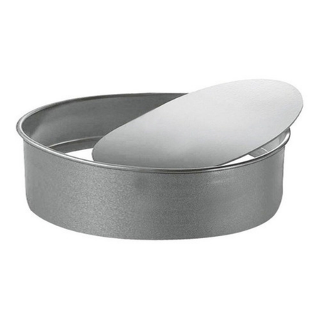 Set 3 Torteras Desmontables 26cm Molde Torta El Siglo Plateado