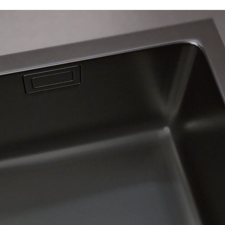 Pileta de Cocina Essentia Simple 670B Grafito Satinado Mi Pileta - Vista 3