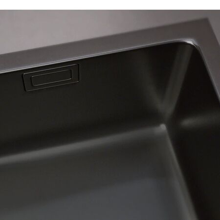 Pileta de Cocina Essentia Simple 670B Grafito Satinado Mi Pileta