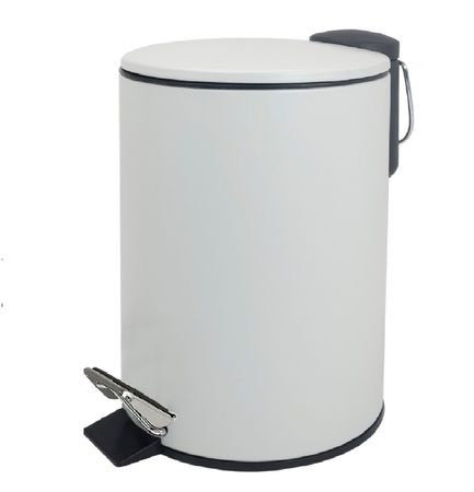 Cesto Residuos Tacho Basura Acero Pedal 5 Lts Hogar Actual