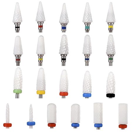 Kit de Brocas Cerámicas Gadnic Para Torno Manicura 