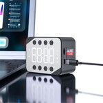 Parlante Redoos Bluetooth y Reloj Digital HS C27 - Vista 3