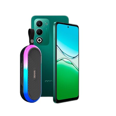 Combo Oppo A5 4G 4+256GB Verde + Parlante Bluetooth 16W Dekkin