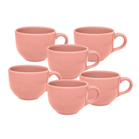 SET X6 TAZONES ROSAS DE 740 CC - OXFORD