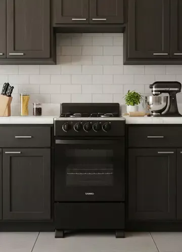 Cocina Multigas 50cm Sansei Essential 4 Hornallas Con Visor - Vista 8
