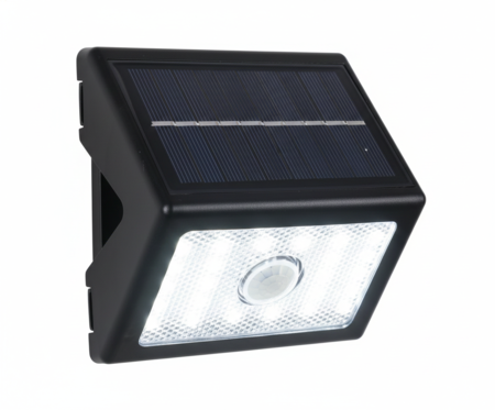 Aplique Solar de Pared Nexum con Sensor de Movimiento 24 LEDs Luz Fría