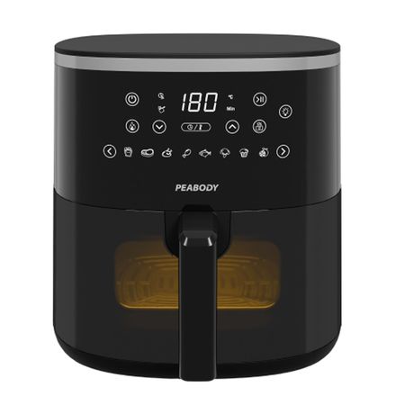 Freidora De Aire Fryer Digital Negra Peabody Pe-afw520n