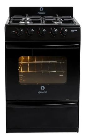 ESCORIAL COCINA MASTER STYLE NEGRA MULTIGAS