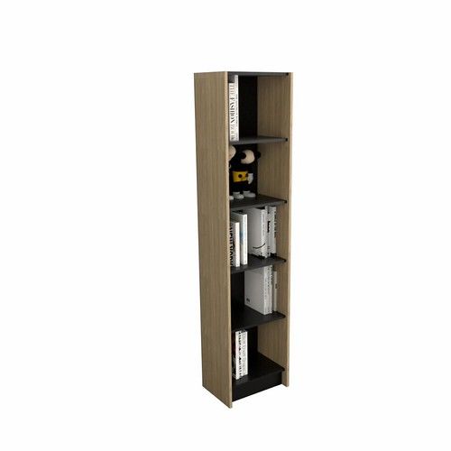 Estanteria Chica Abierta DS Home Negro 46x180x34 cm - Vista 1