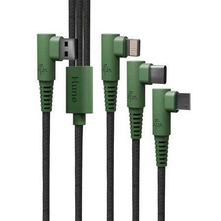 Cable Trenzado Hune 90° 3 En 1 - 1,2m Acc-Ca-362bos