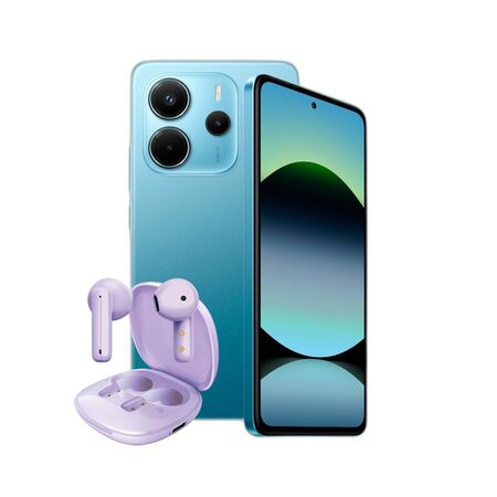 Combo Xiaomi Note 14 6+128GB Ocean Blue + Auriculares Dekkin TWS Purple