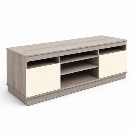 Rack para TV 2 Puertas Reforzado Maximo Milan Golden Oregon