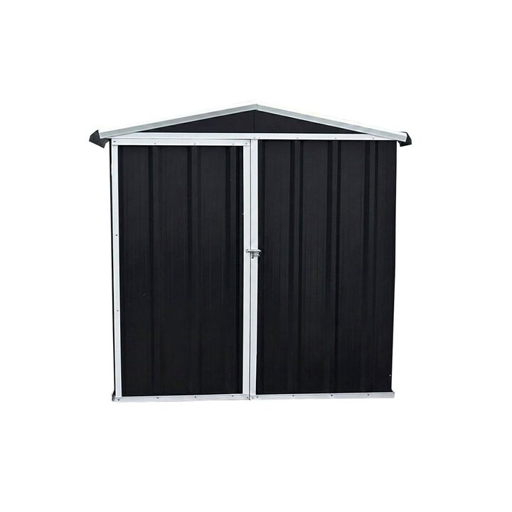 Armario Deposito Galpon de jardin Casi 2x1x2 Negro DON ACERO - Vista 1