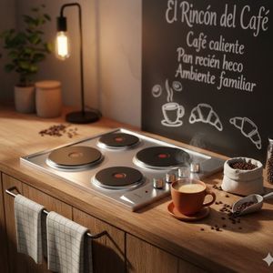 Anafe Electrico 4h Ef4aev Inox Volcan