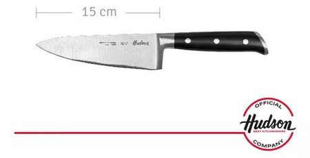CUCHILLO CHEFF LÍNEA 6 PROFESSIONAL INOX. MANGO CON REMACHES NEGRO
