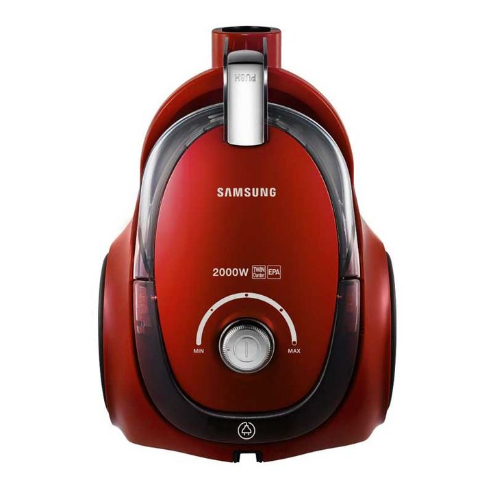 Aspiradora Samsung Vc20RJ Sin Bolsa 2000 Watts Roja - Vista 2