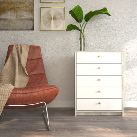 Chiffonier 5 Cajones Tables Cod: 6058 Nevado-Everest