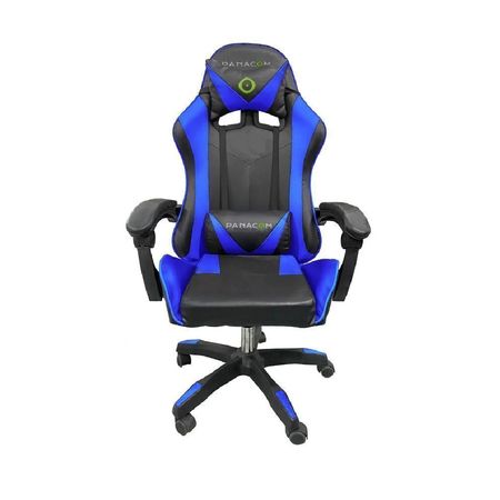 SILLON GAMER PANACOM GMC00813 RECLINABLE INCLINACIÓN 90 A 135 GRADOS AZUL
