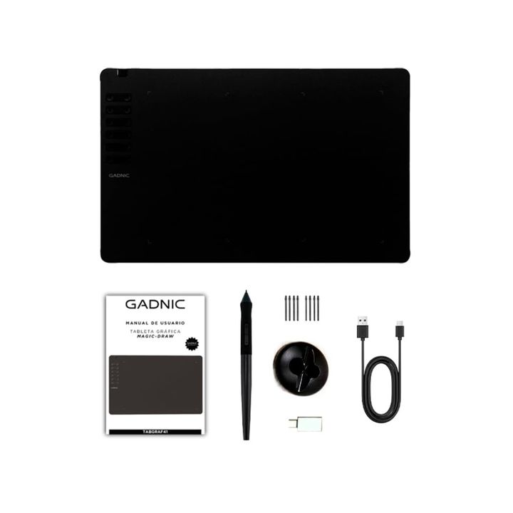 Tableta de Dibujo Gráfico Gadnic 8192 Niveles de Presión - Vista 7
