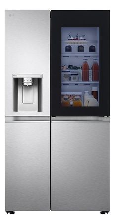 Heladera LG Inverter Sbs Gs66sxsc 570l Instaview Dispenser