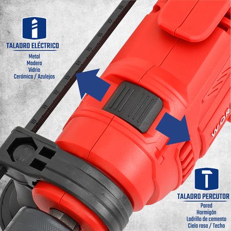 Taladro Percutor Workpro 710w Profesional + Accesorios WORKPRO