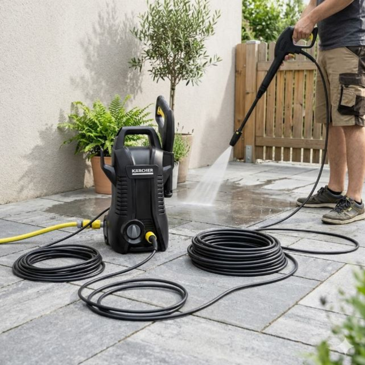 Hidrolavadora 1200w 110bar K2 Basic Negro Karcher - Vista 5