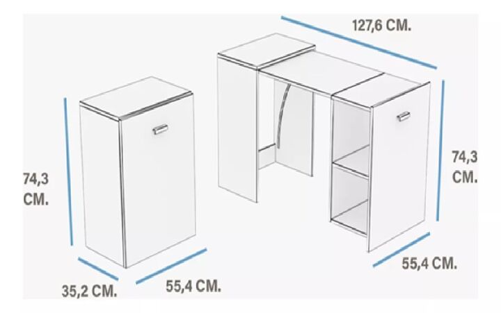 Escritorio Plegable Mesa Fiplasto ES0006 - Vista 4