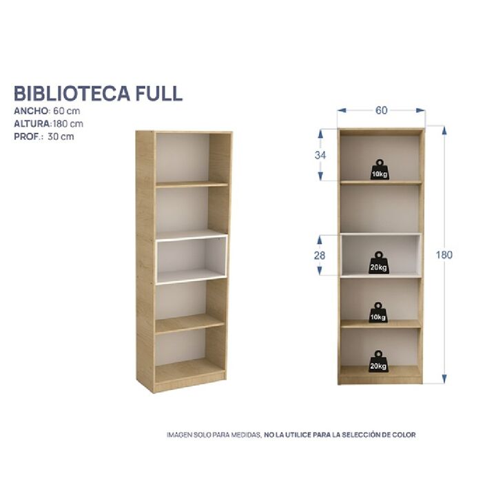 Mueble Biblioteca Armable FULL Mosconi - Vista 3